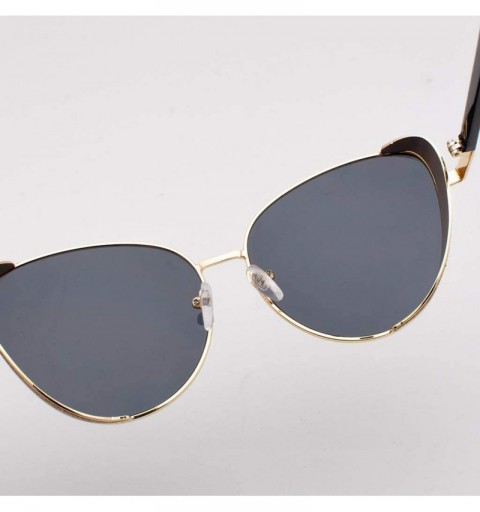 Rimless Fashion Glitter Sunglasses for Women Men-Mirrored Lens Metal Frame Eyewear Standard Size Glasses - Gy - C8196I80ZDW $...