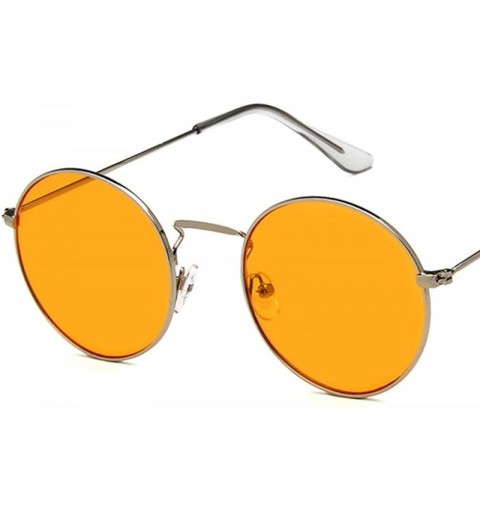 Goggle Fashion Classic Retro Round Sunglasses Women Mirror Sun Glasses Vintage Luxury Female Shades UV400 - 7 - CQ198A4GXNQ $...