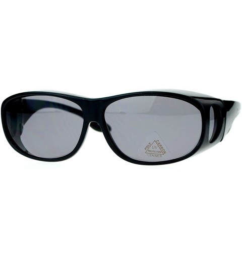Minimal Design Normcore 62mm Fit Over OTG Sunglasses - All Black ...