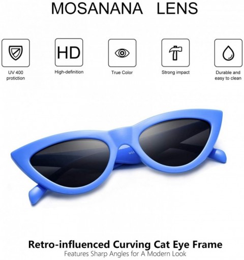 Trendy Cateye Sunglasses for Women Cool Stylish Sunnies MS51810 - Blue ...
