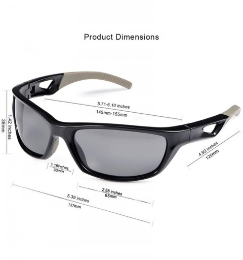 Polarized Sports Sunglasses Baseball Glasses Shades for Men TR90 ...