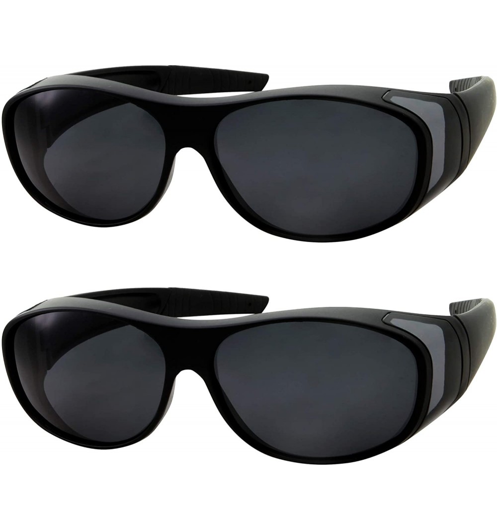 Polarized Sunglasses Wear Over Prescription Glasses (2 pcs) - 2 Pairs ...