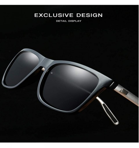 Polarized Sunglasses for Men-Metal Frame Aviator Sunglasses UV 400 ...