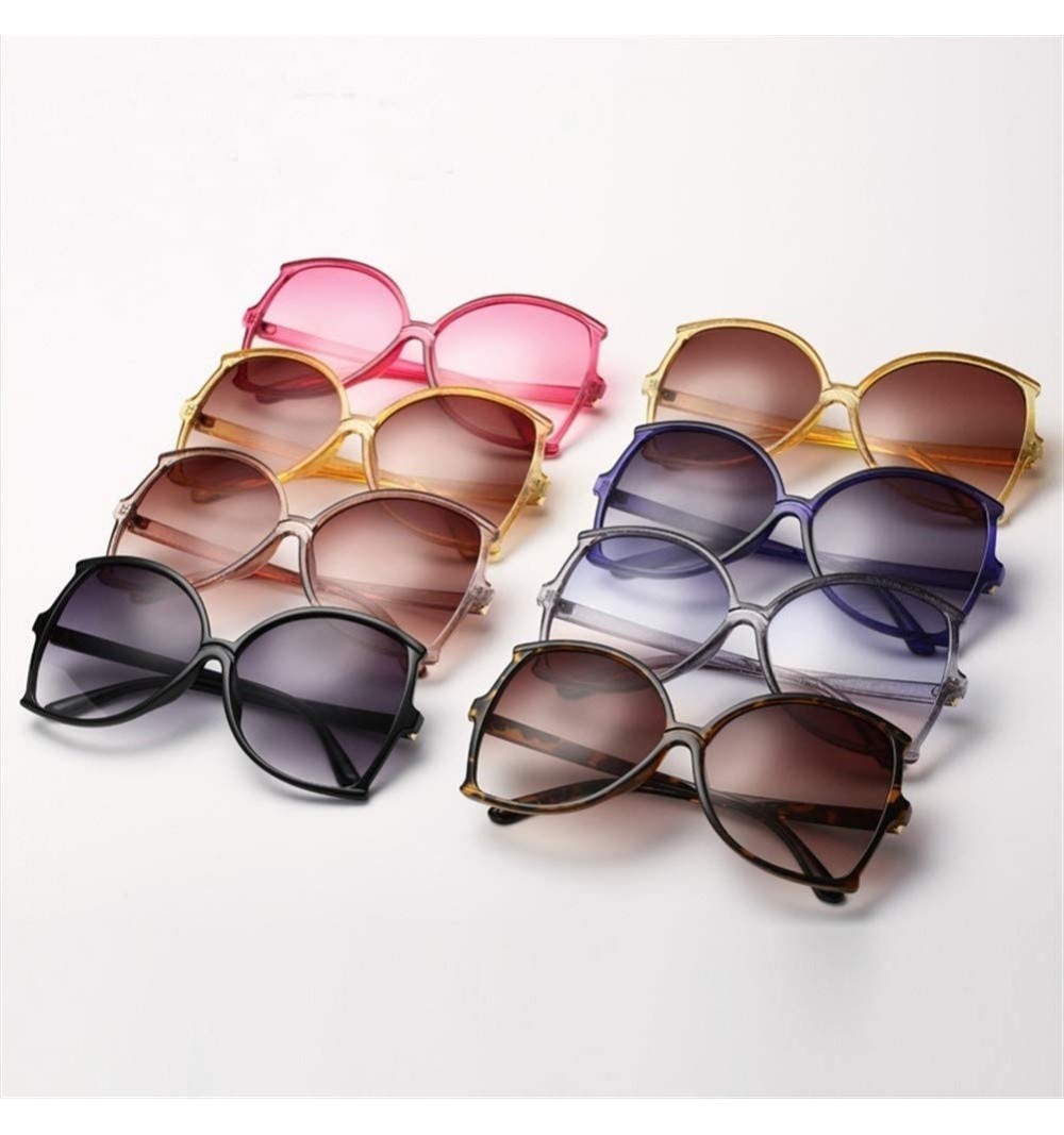 Oversize Butterfly Sunglasses for Women Big Fishtail Frame UV400 - C6 ...