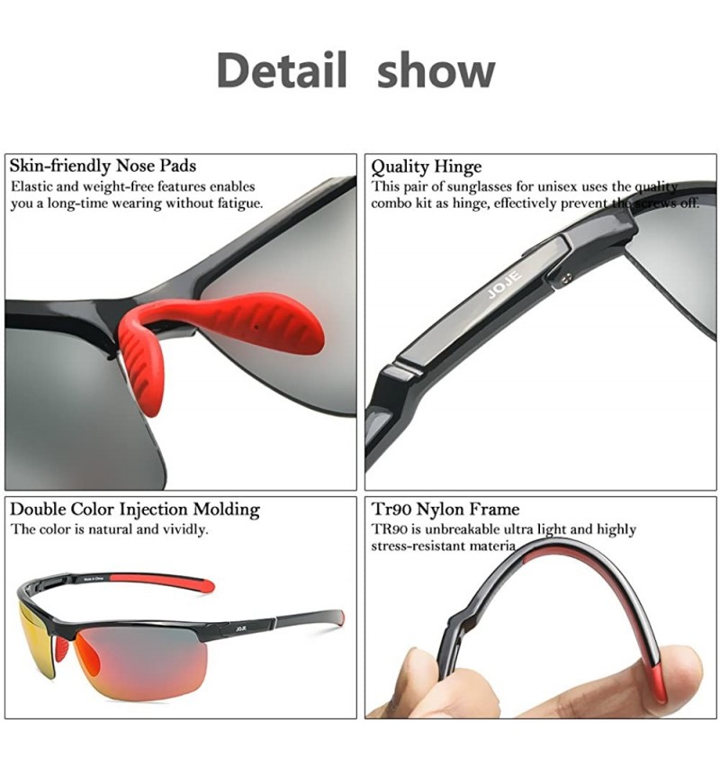 Polarized Sports Sunglasses for men women Baseball Running Cycling ...