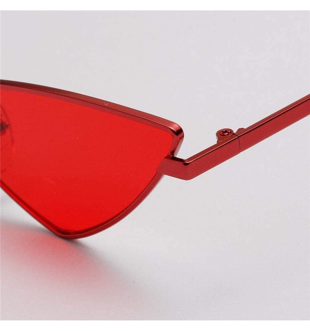 Sunglasses Women 2019 Fahsion Retro Cat Eye Red Glasses Men Vintage