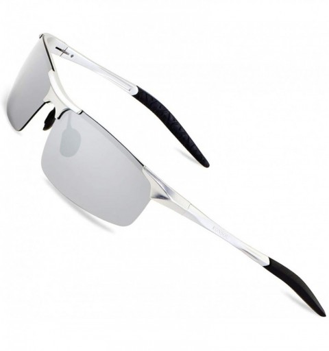 Mens Sunglasses Polarized Sport UV Protection Ultralight Al Mg Sunglasses  for Men Fishing Driving Golf - CT18WLSXIGS