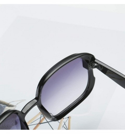 Wrap Female Fashion Pop Sun Eye Glass Irregular Sunglasses Glasses Vintage Style - E - CW18TM65OYQ $9.12