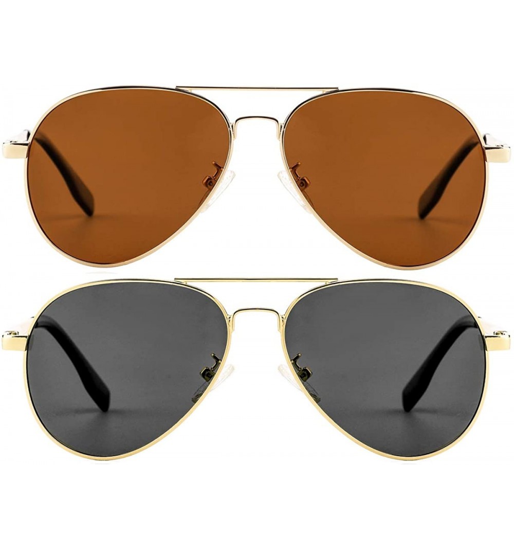 Polarized Small Aviator Sunglasses for Small Face Women Men Juniors ...