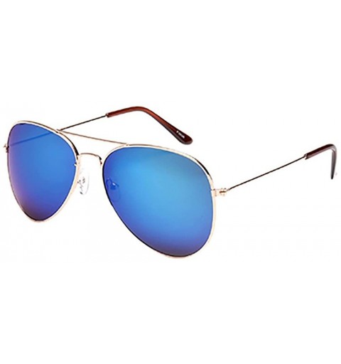 Square Vintage Round polarized Sunglasses Classic Retro design Styles Shades - L - CW18OAKDD5L $9.11
