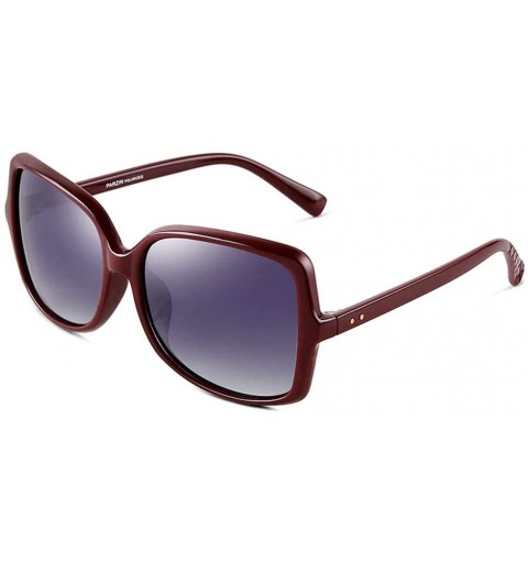 Sport Sunglasses Sunglasses Simple Driving Polarizer - Jujube - CU18WGSZZIM $52.74